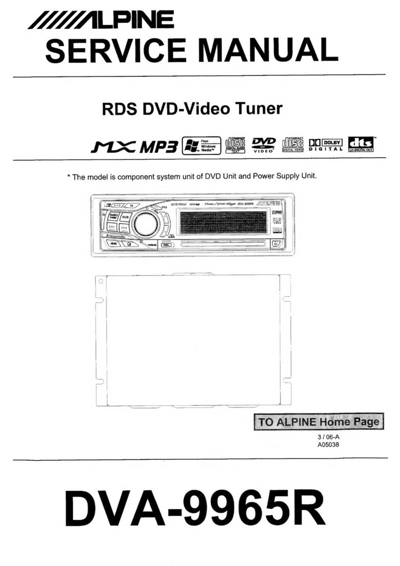 Alpine DVA-9965R User manual