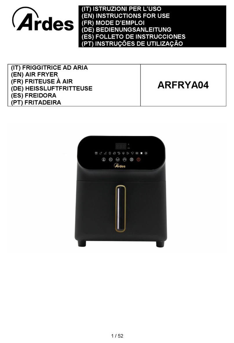 ARDES ARFRYA04 Instructions for use