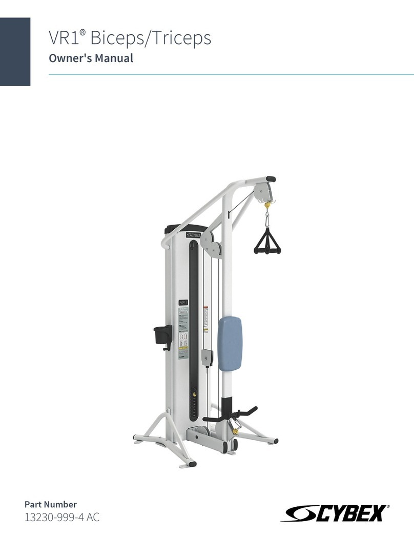CYBEX VR1 Biceps Triceps User manual