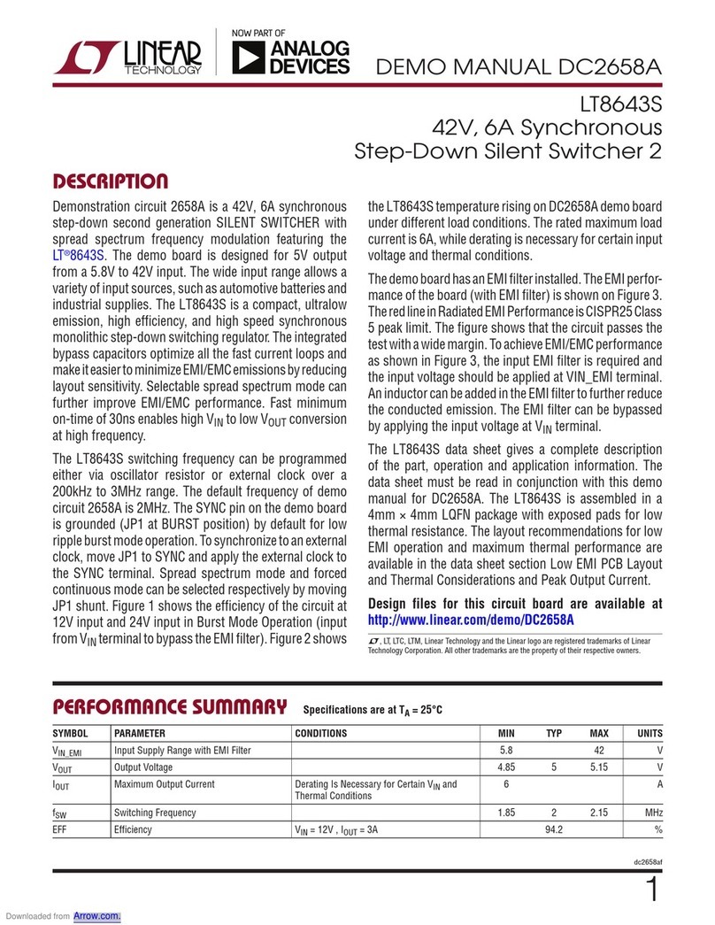 Analog Devices Linear Technology 2658A Quick setup guide