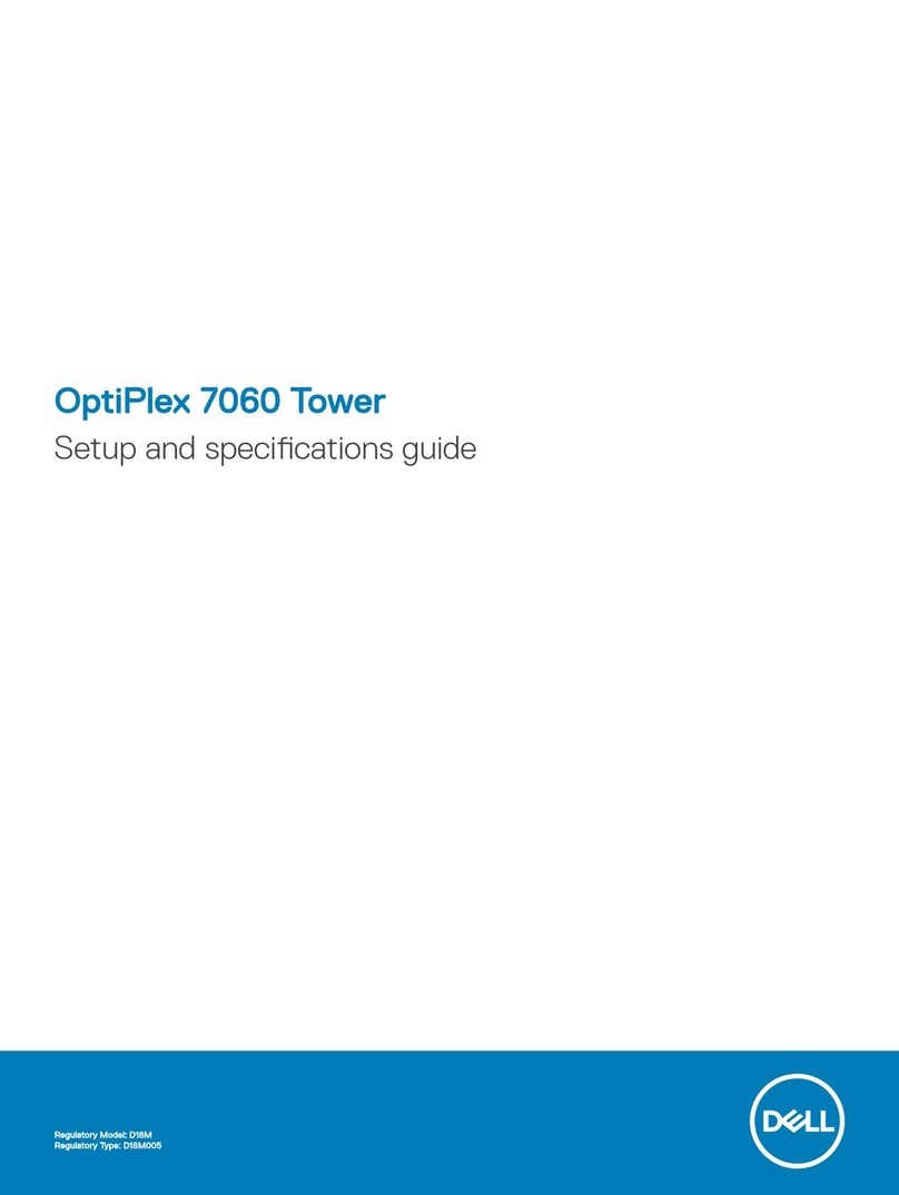 Dell OptiPlex 7060 Tower Setup and specifications guide