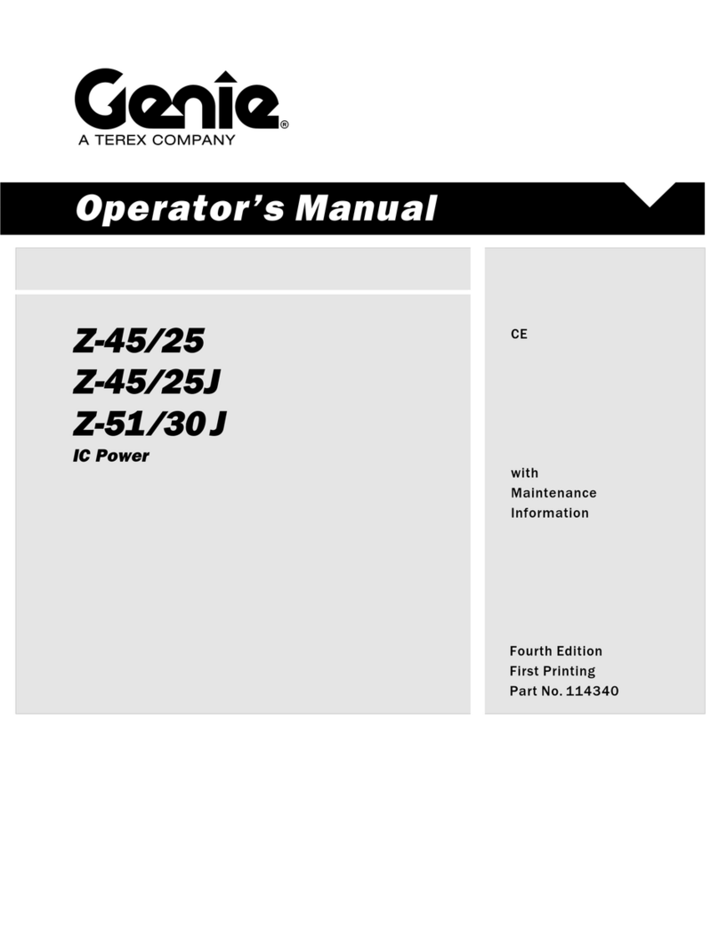 Terex Genie Z-45/25 Bi-Energy Operator's manual