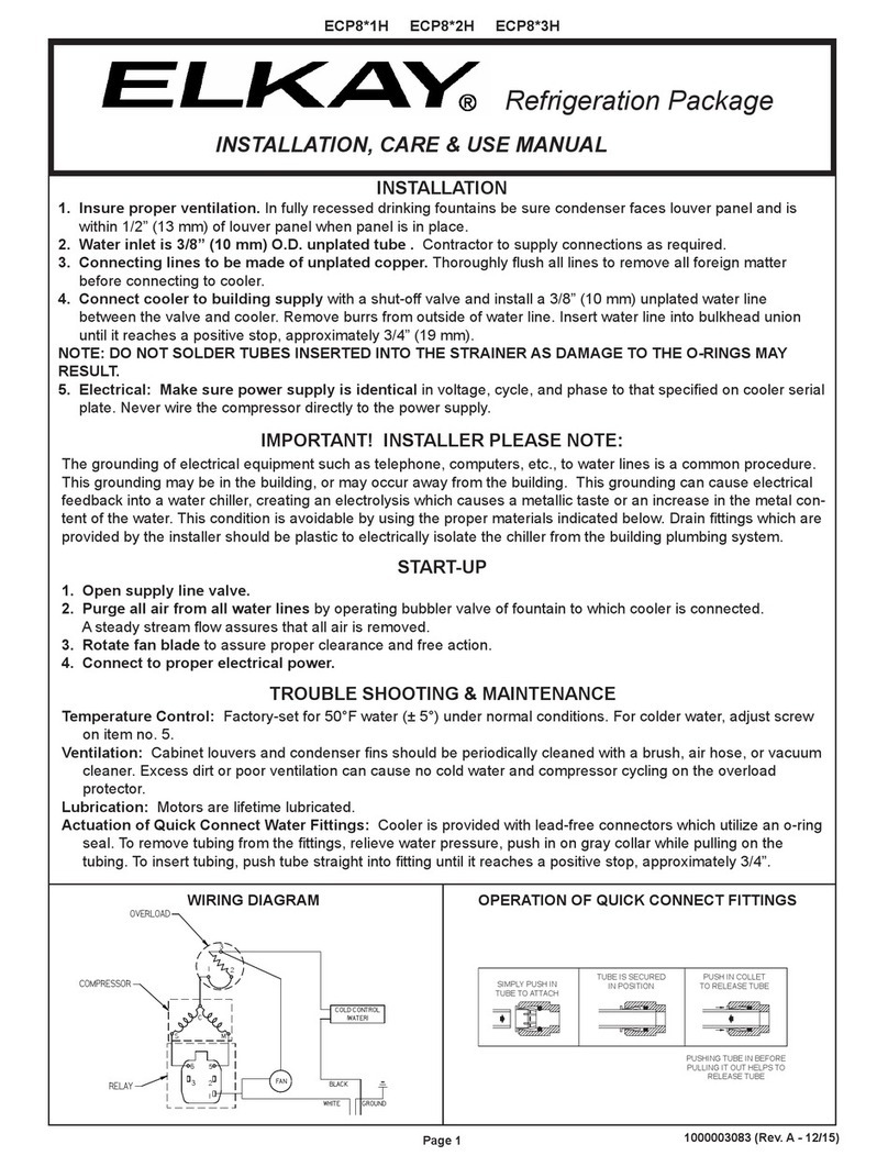 Elkay ECP8 2H Series Installation manual