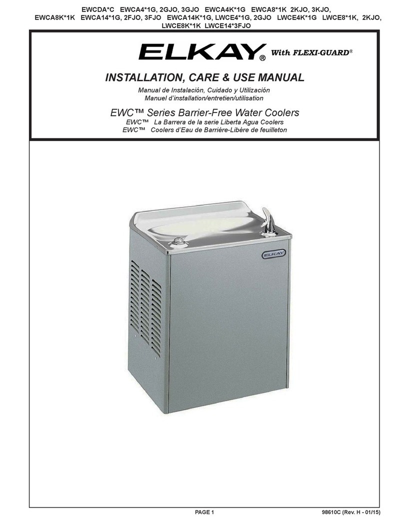 Elkay EWCDA C Series Installation manual