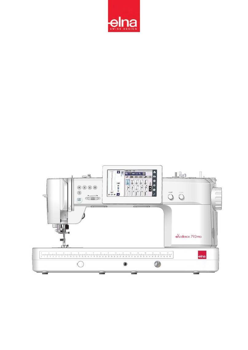 ELNA eXcellence 792PRO User manual