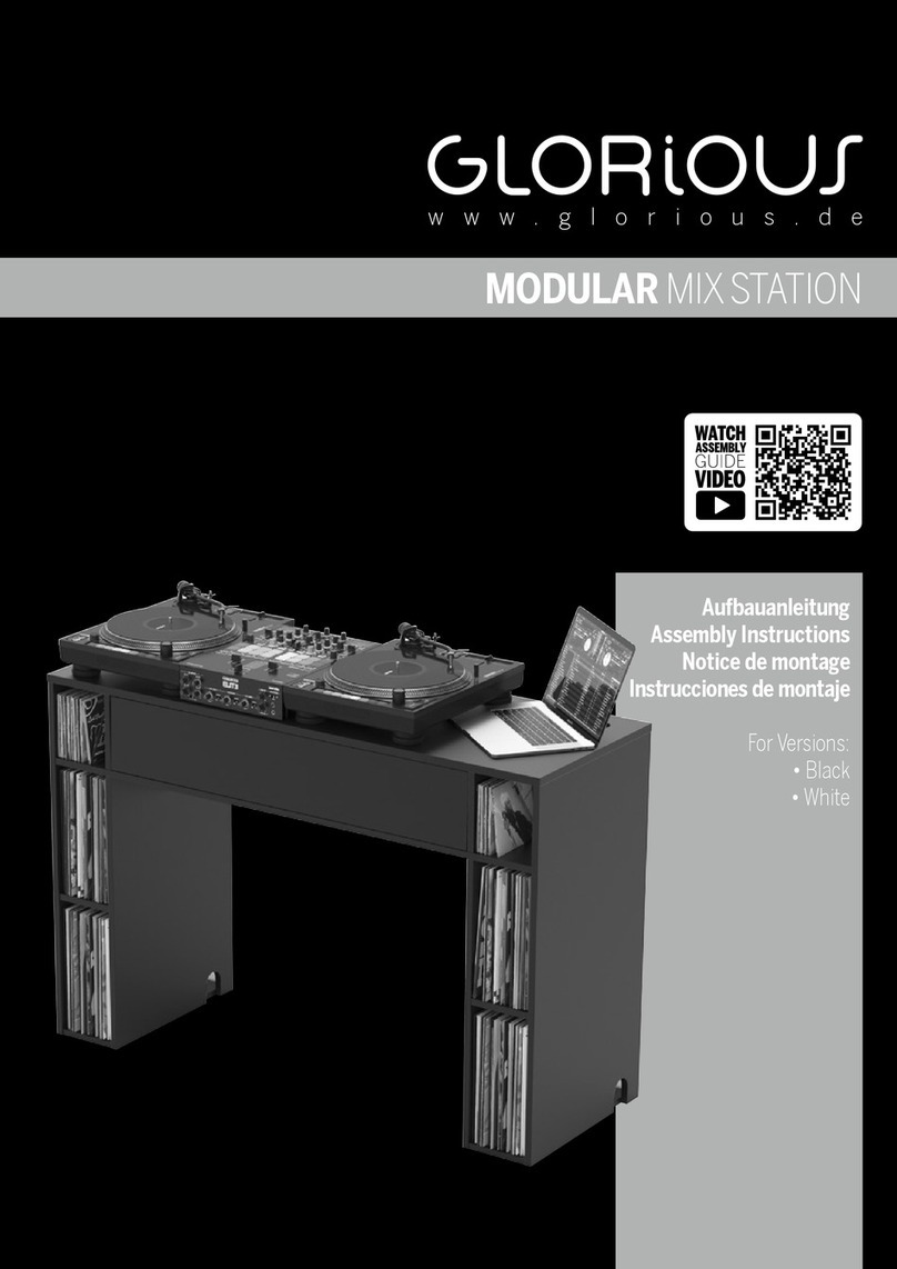 Glorious MODULAR MIX STATION Assembly instructions