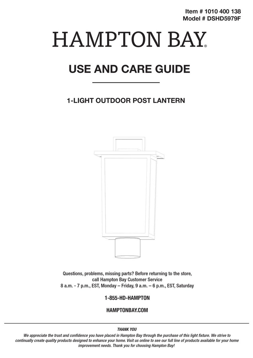 HAMPTON BAY DSHD5979F Use and care guide