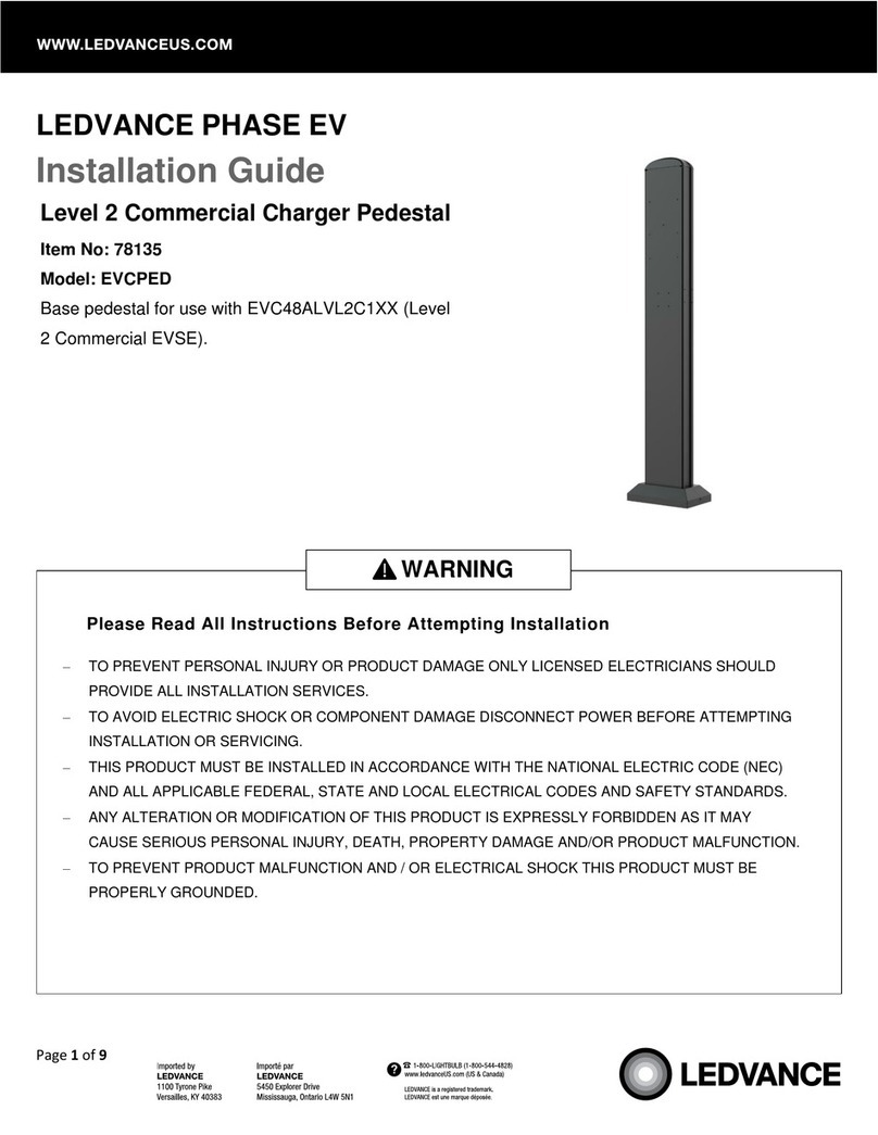 Ledvance PHASE EV EVCPED installation guide