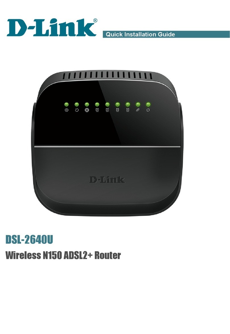 D-Link DSL-2640U User manual D-Link DSL-2640U User manual