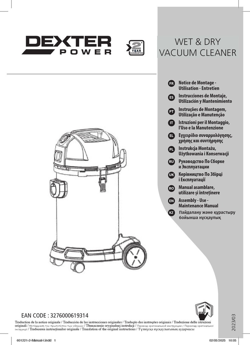 Dexter Power 3276000619314 Assembly, Use, Maintenance Manual Dexter Power 3276000619314 Assembly, Use, Maintenance Manual