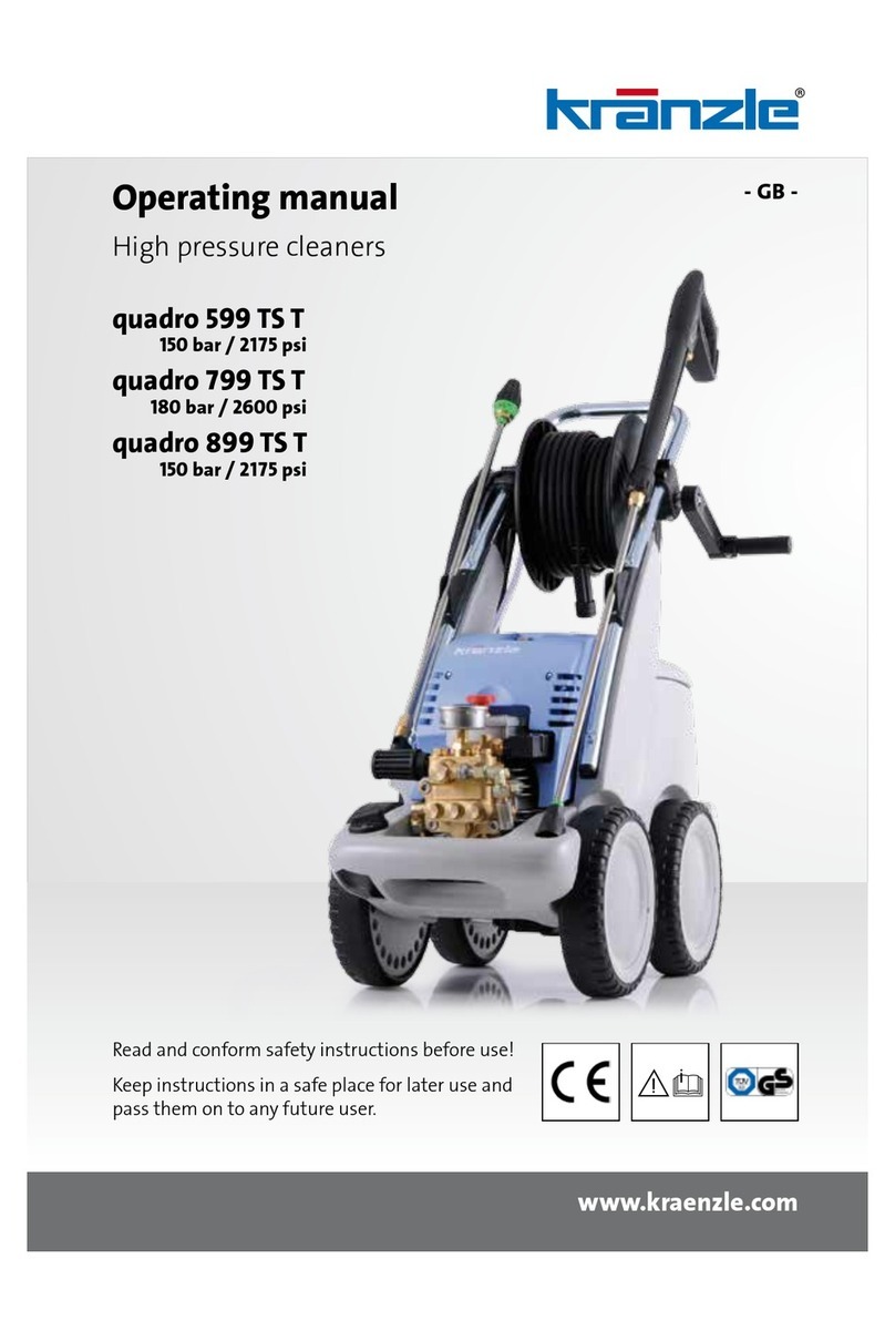 Kränzle quadro 599 TS T operating manual