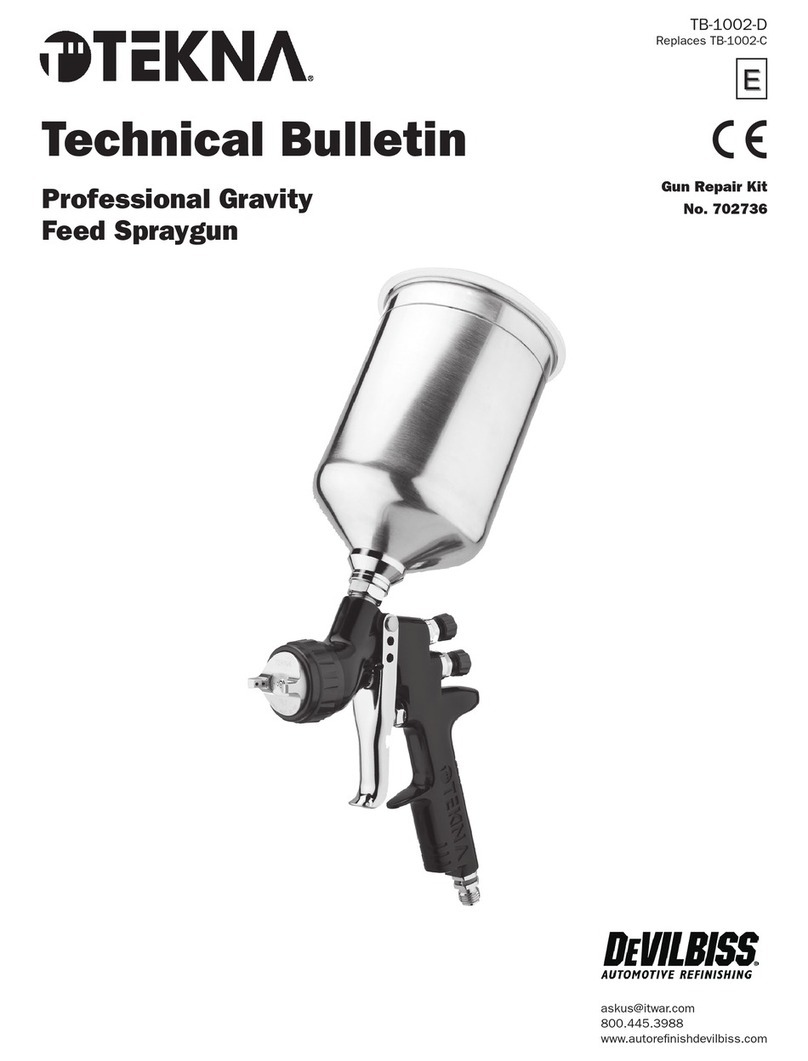 DeVilbiss TEKNA TB-1002-D Service manual