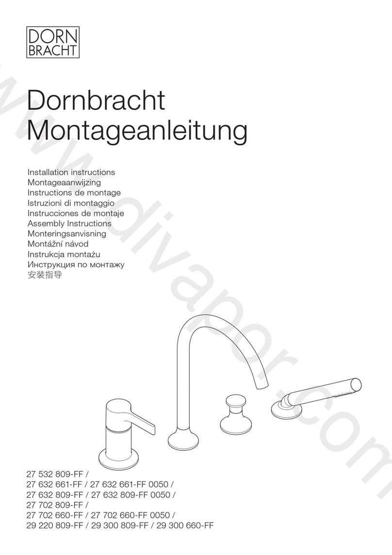 Dornbracht 27 532 809-FF installation instructions