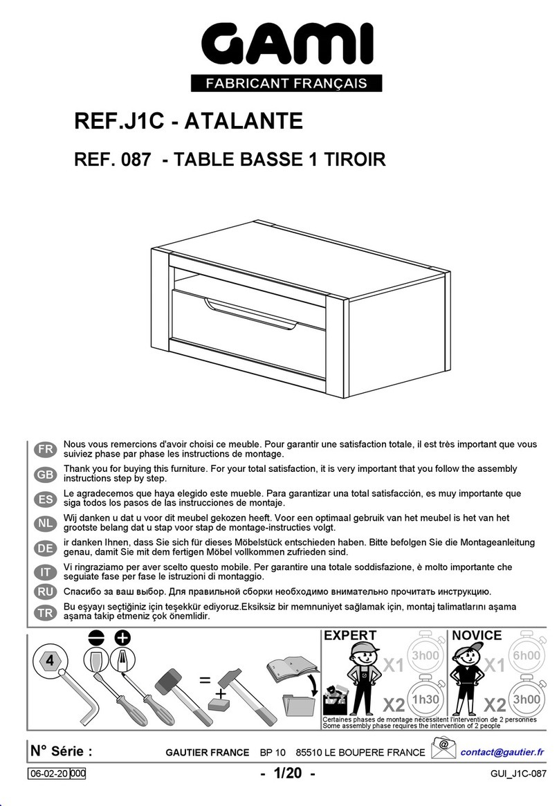 Gami ATALANTE J1C Assembly instructions