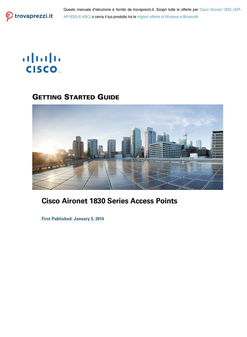 Cisco AIR-AP1832I K9C Series User manual
