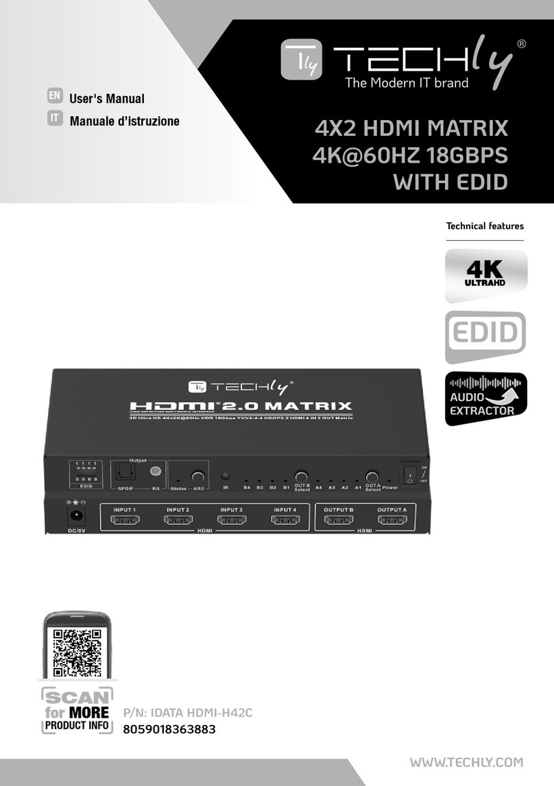 Techly IDATA HDMI-H42C user manual