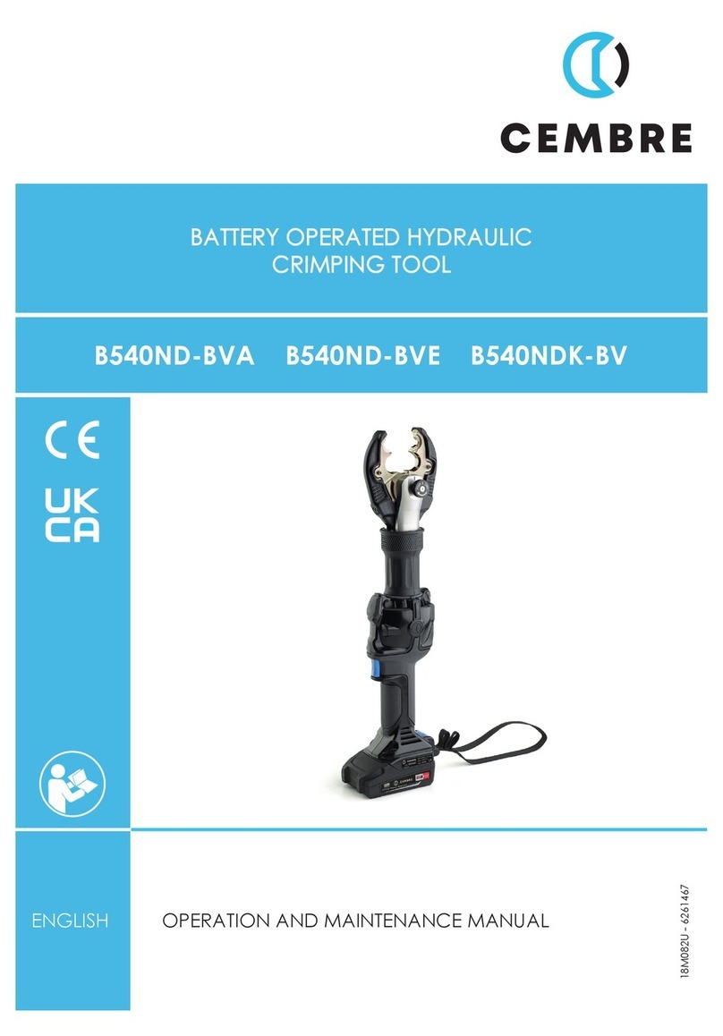 Cembre B540ND-BVA User manual