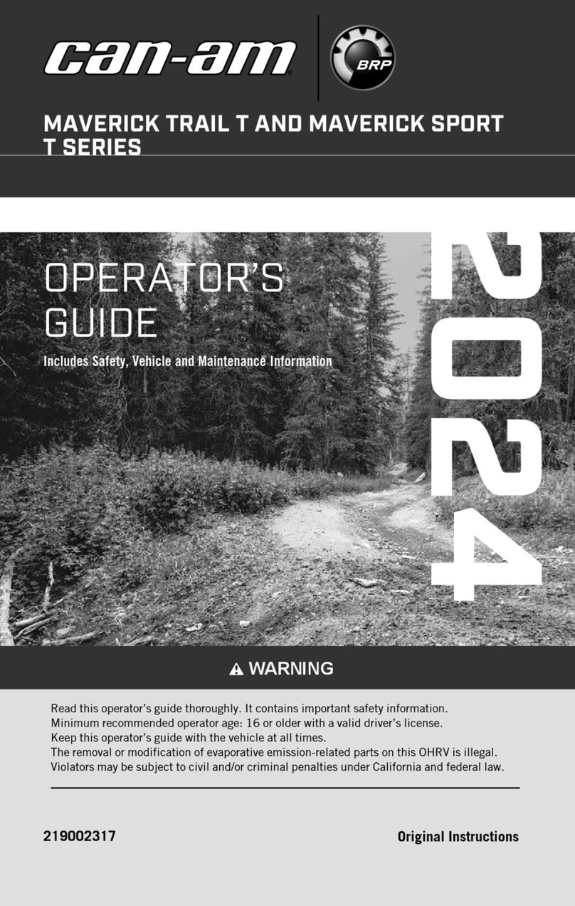 BRP can-am MAVERICK TRAIL T 2024 Series Manual
