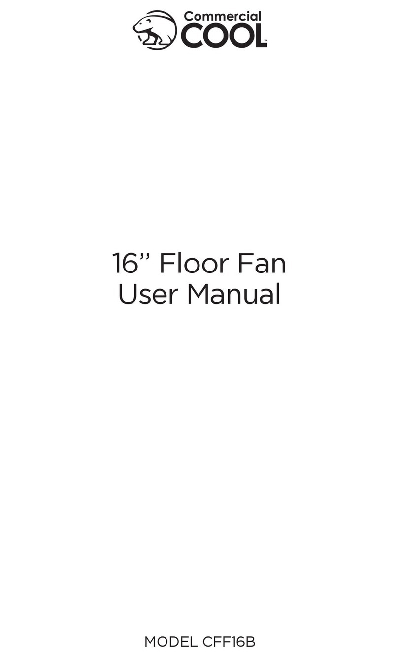commercial cool CFF16B User manual commercial cool CFF16B User manual