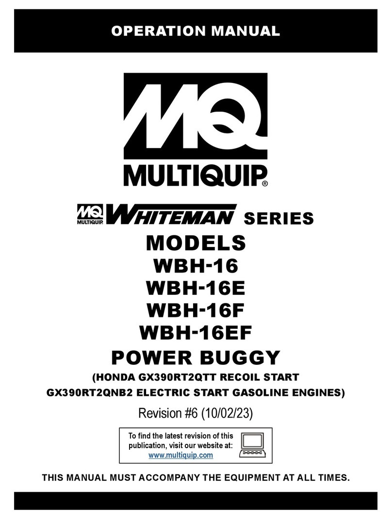 MULTIQUIP Whiteman Series Operation manual