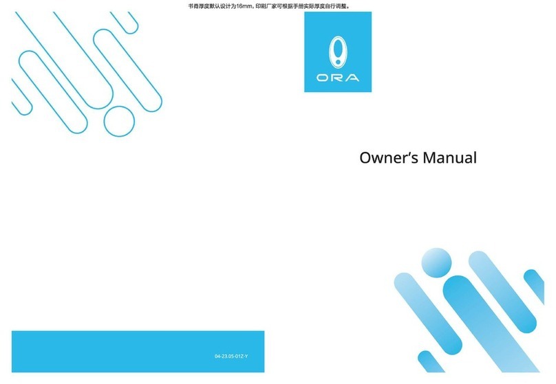 ORA Good Cat 2023 owner's manual