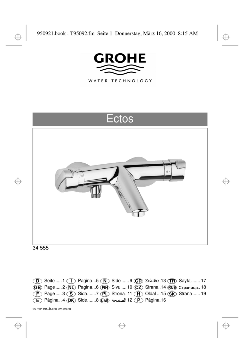 Grohe Ectos 34 555 manual