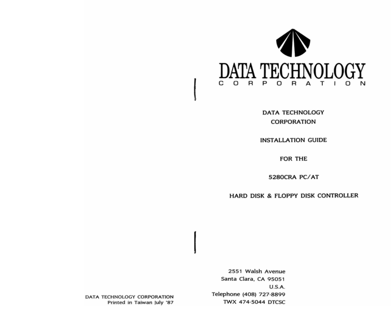 Data Technology 5280CRA installation guide Data Technology 5280CRA installation guide