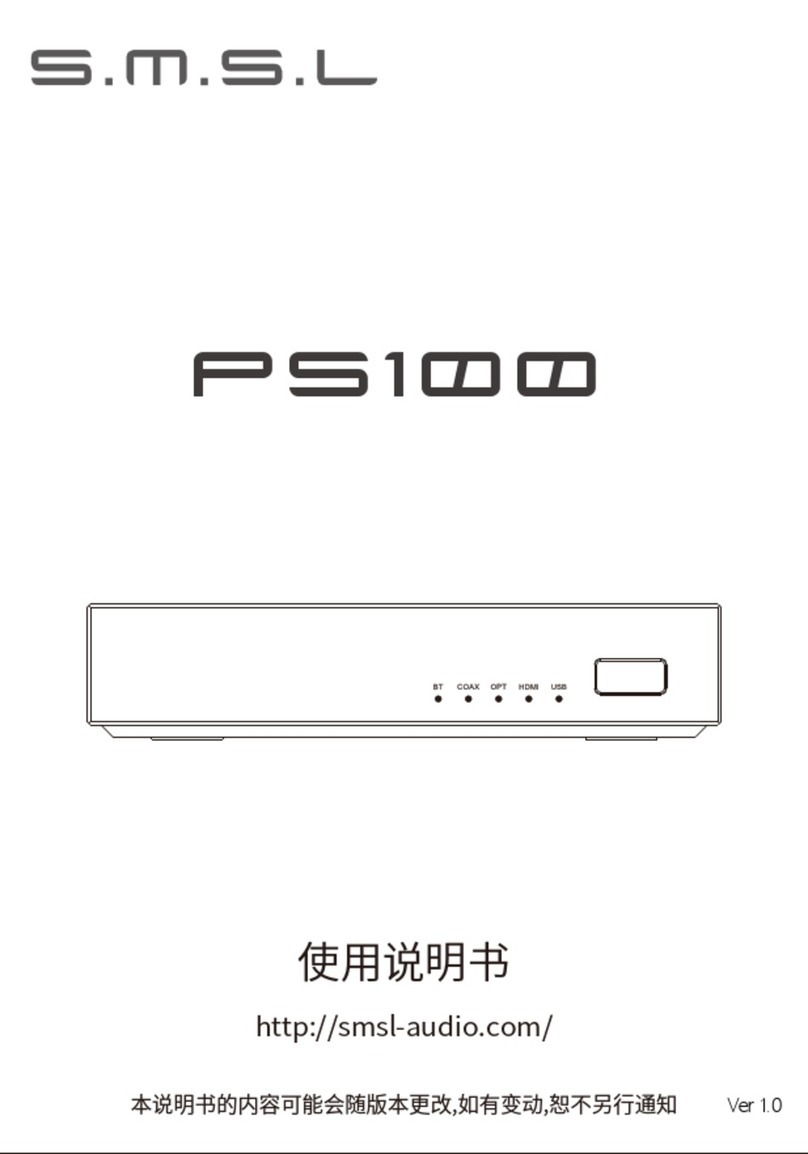 S.M.S.L PS100 user manual