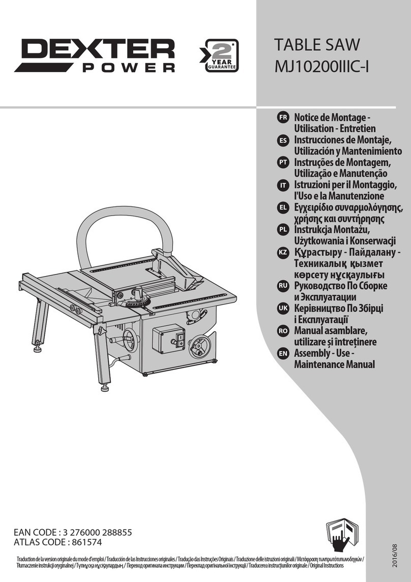 Dexter Power MJ10200IIIC-I Maintenance manual