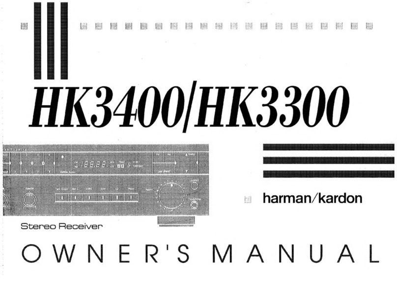 Harman Kardon HKD3400 owner's manual