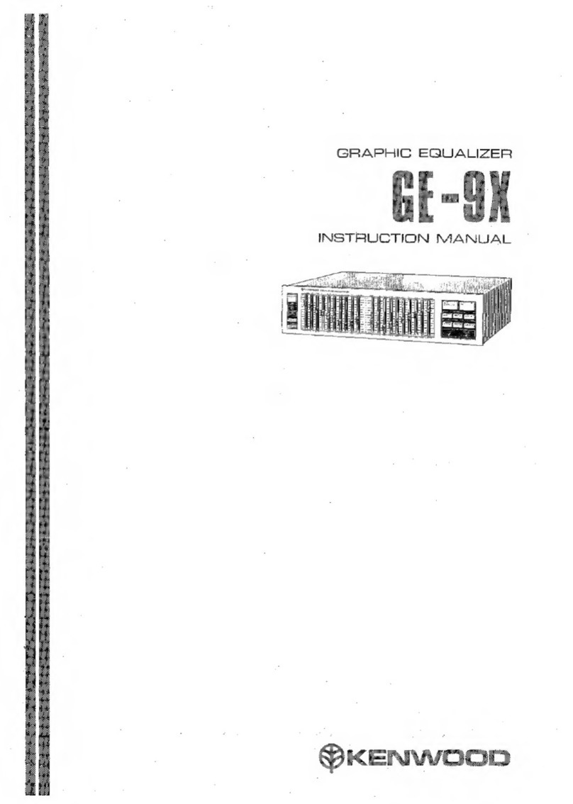 Kenwood GE-9X User manual