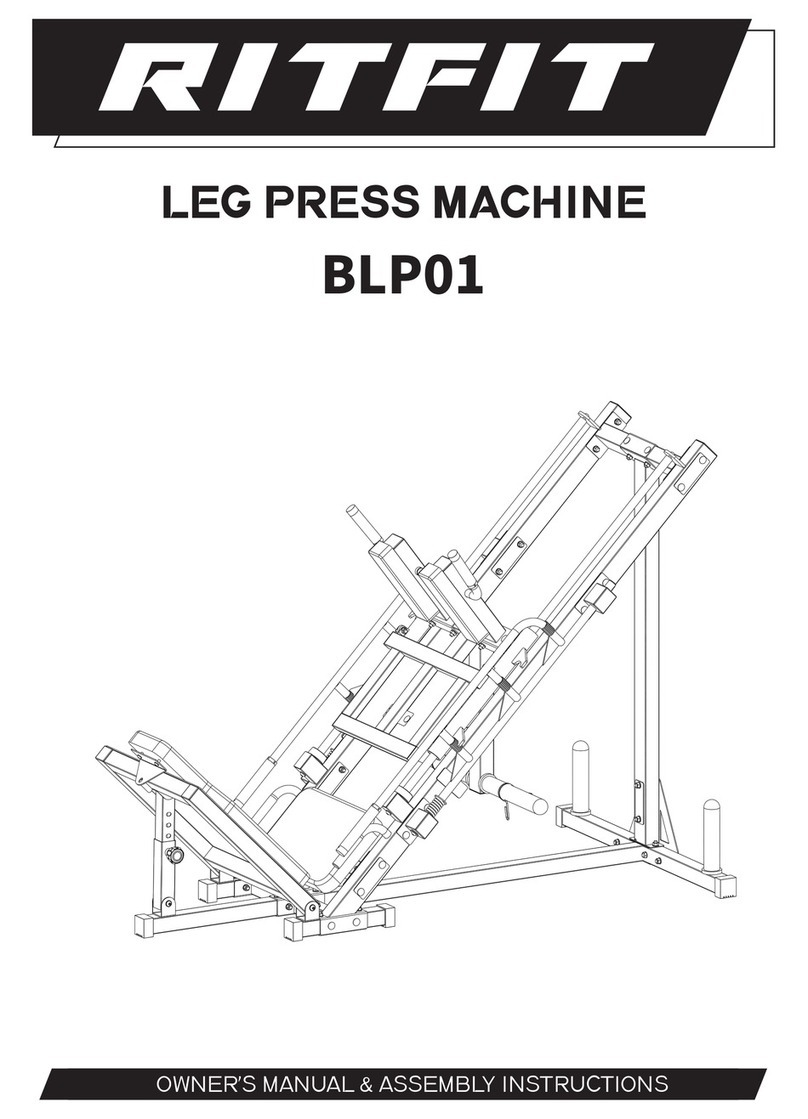 RITFIT BLP01 Owner's manual & assembly instructions