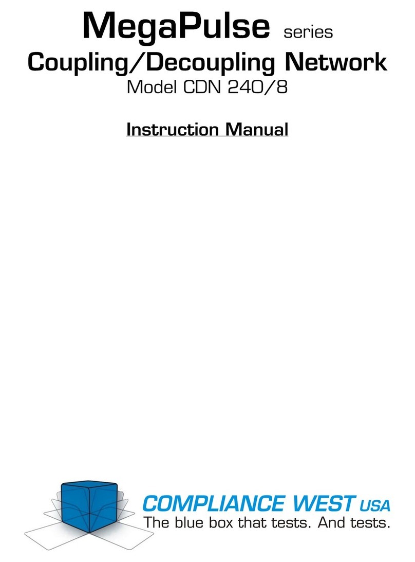 Compliance West MegaPulse Series instruction manual