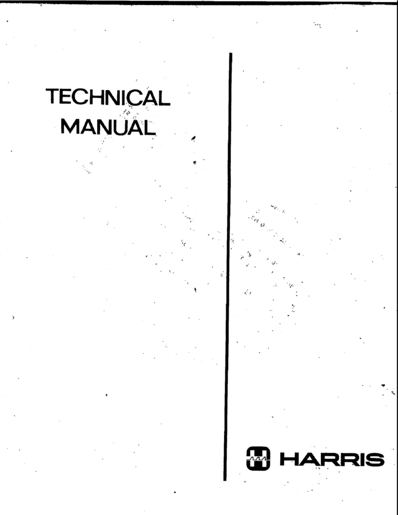 Harris TE-3 Technical manual