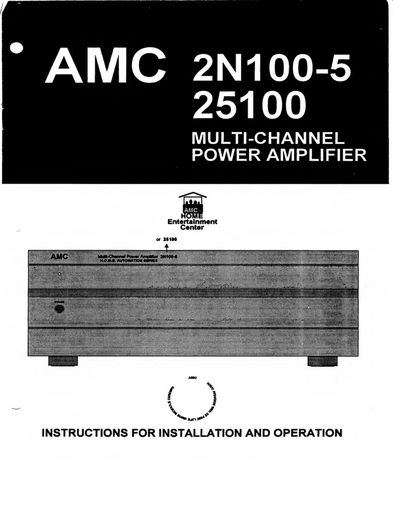 AMC 2N100-5 Instructions for installation and operation
