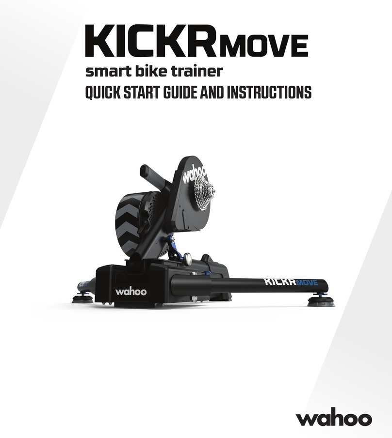 Wahoo KICKR MOVE QUICK START GUIDE AND INSTRUCTIONS