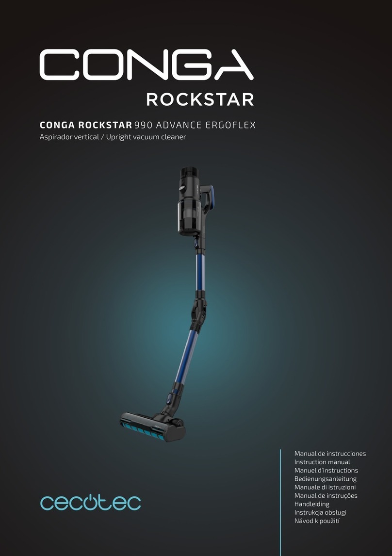 cecotec CONGA ROCKSTAR 990 ADVANCE ERGOFLEX User manual cecotec CONGA ROCKSTAR 990 ADVANCE ERGOFLEX User manual
