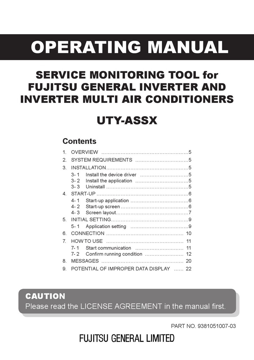 Fujitsu UTY-ASSX User manual