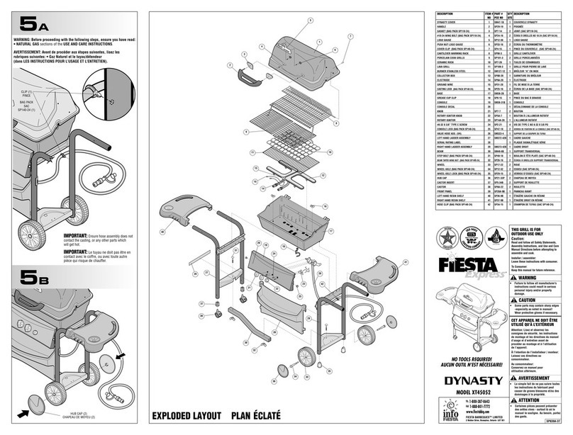 FIESTA Express DYNASTY XT45052 quick start guide