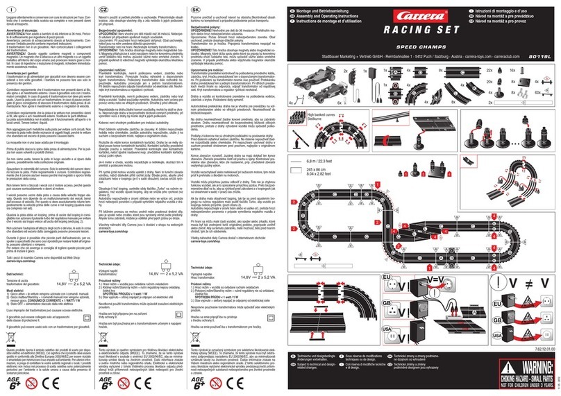 Carrera 80119L User manual Carrera 80119L User manual