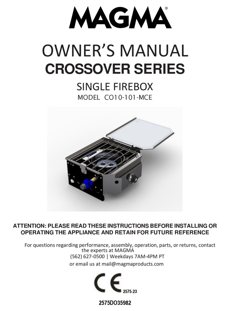 Magma CROSSOVER Series owner's manual