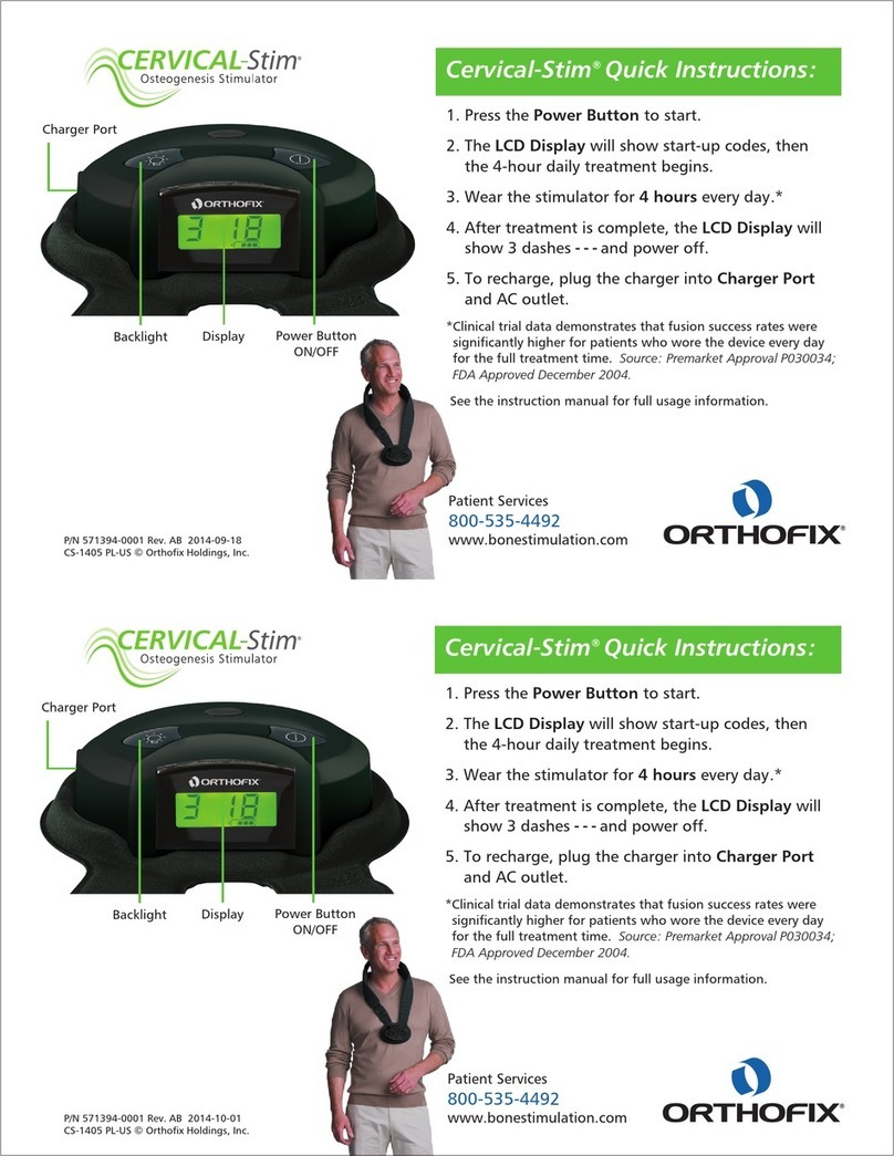 Orthofix Cervical-Stim Operator's manual