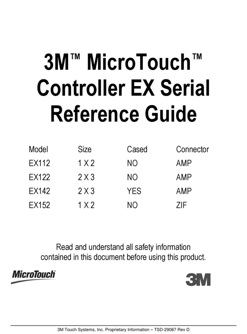 3M MicroTouch EX Series User manual