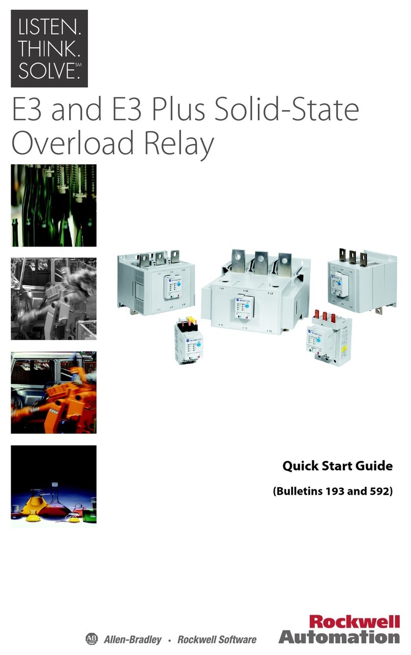 Rockwell Automation Allen-Bradley E3 quick start guide