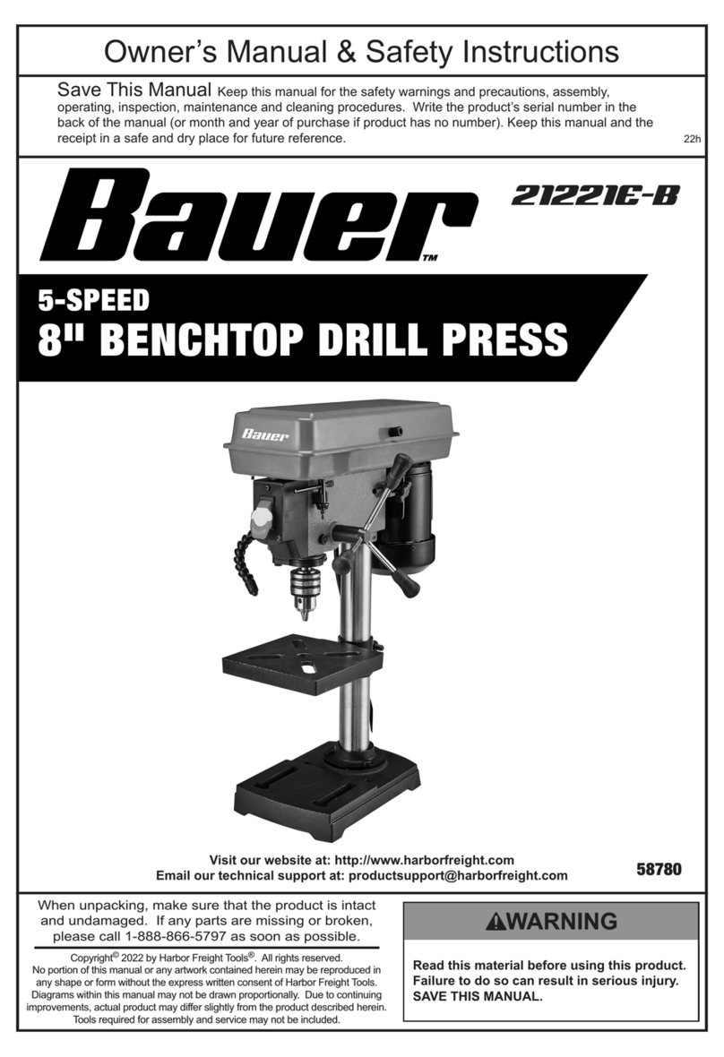 Bauer 21221E-B Assembly instructions