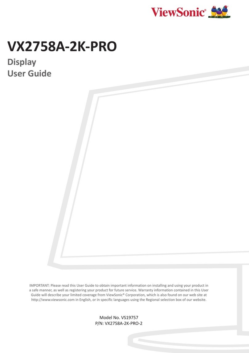 ViewSonic VX2758A-2K-PRO User manual