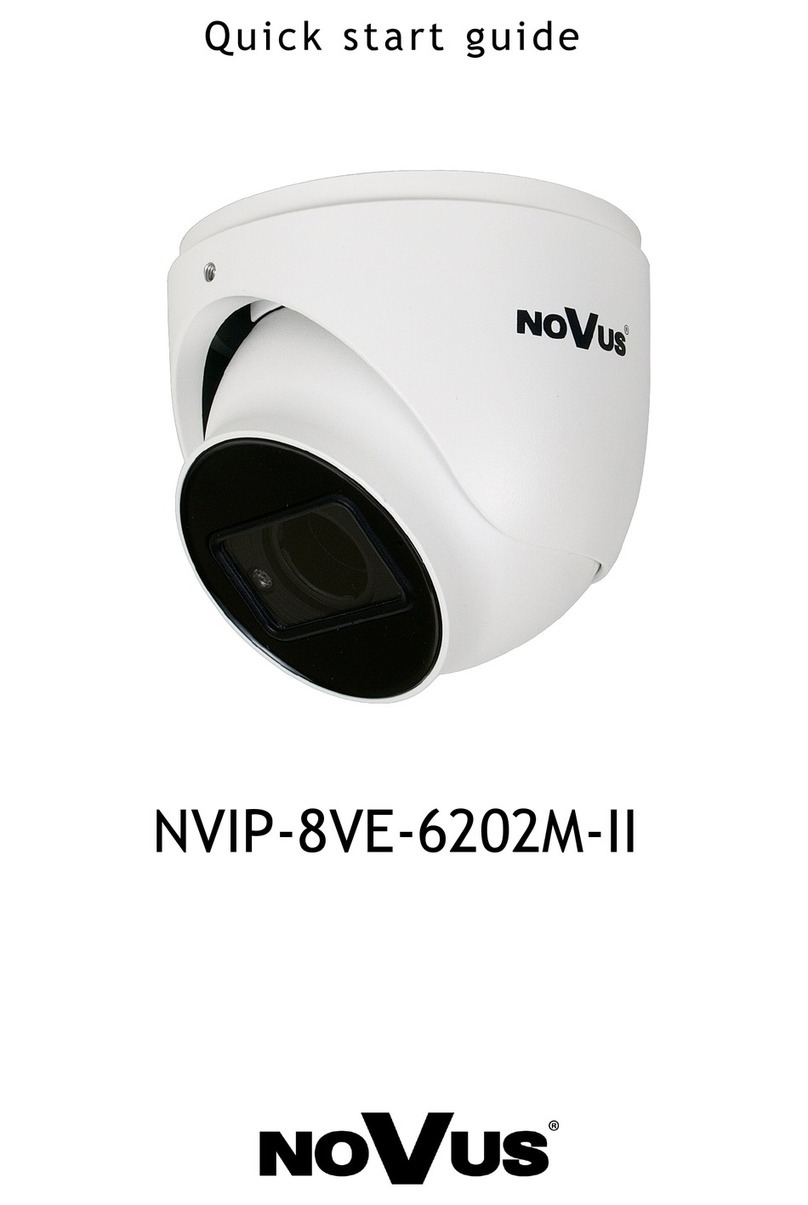 Novus NVIP-8VE-6202M-II User manual Novus NVIP-8VE-6202M-II User manual
