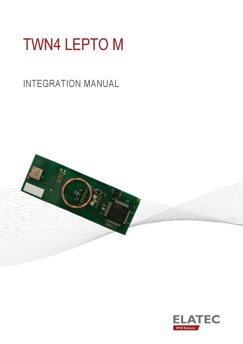 Elatec TWN4 LEPTO M Use and care manual