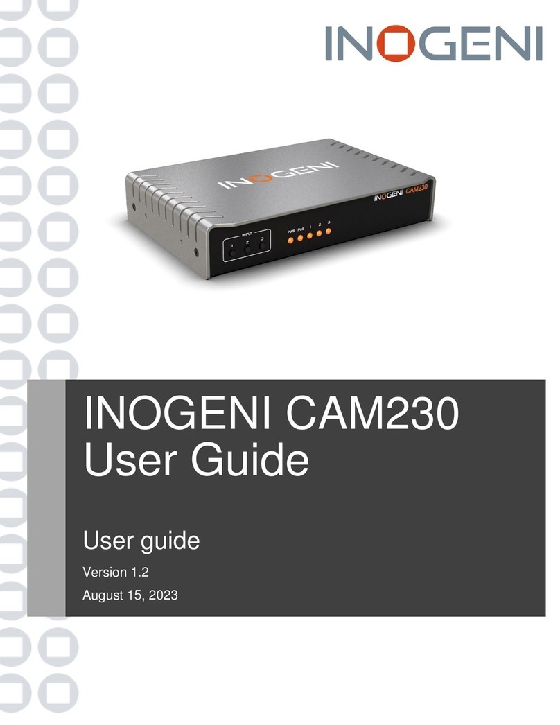 inogeni CAM230 user guide