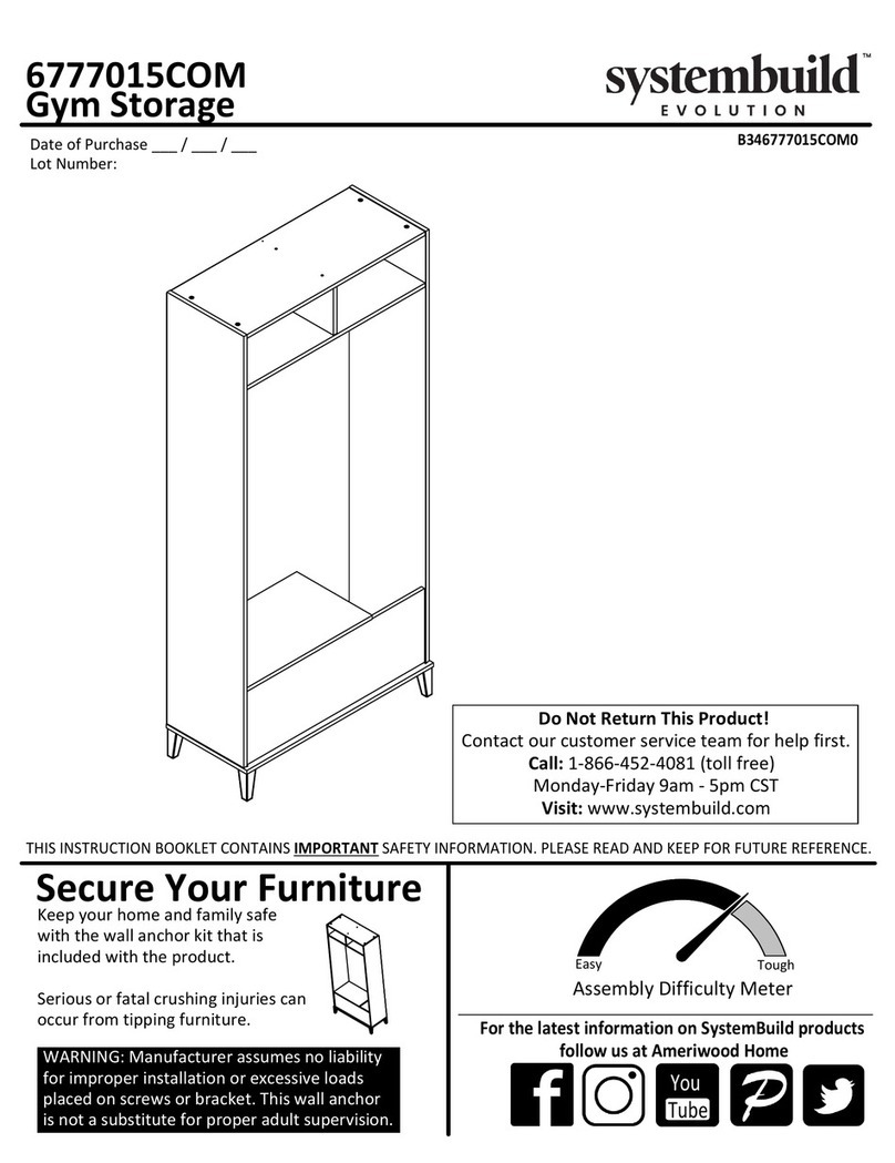 Systembuild Evolution 6777015COM User manual Systembuild Evolution 6777015COM User manual